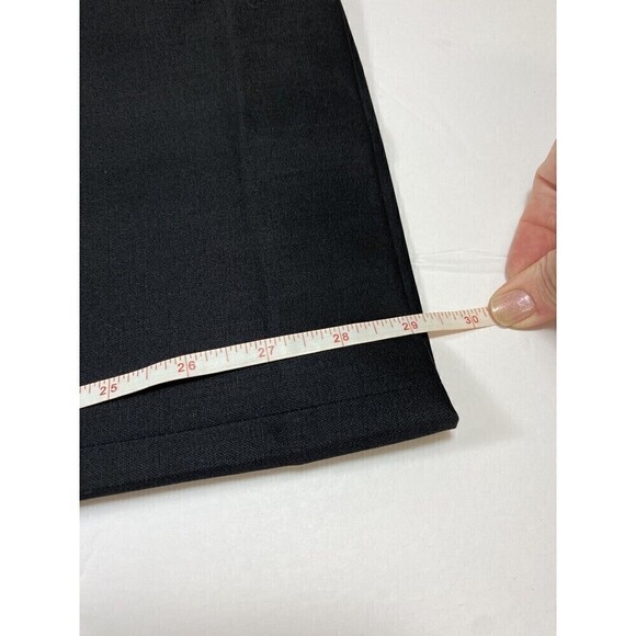 Lafayette 148 Trousers Dress Pants Black Size 10 Fully Lined Side Zip Wool - Picture 5 of 10